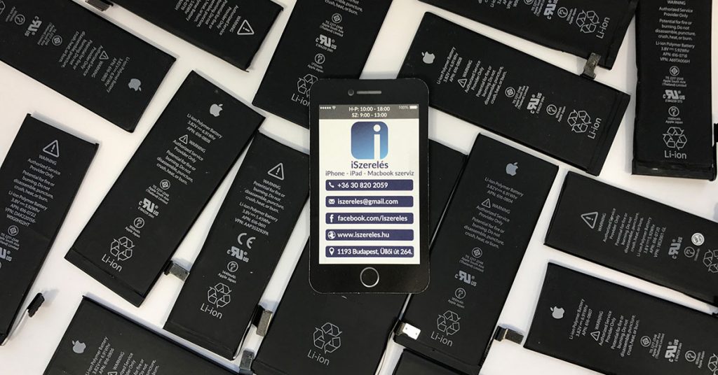 iPhone akkumulátor csere