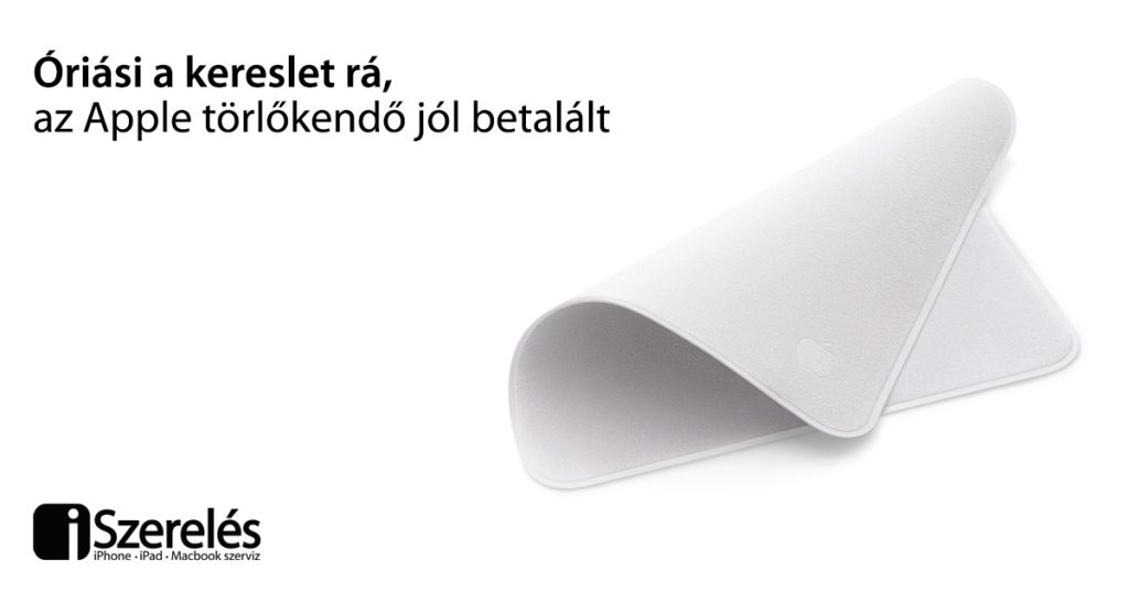 Apple törlőkendő