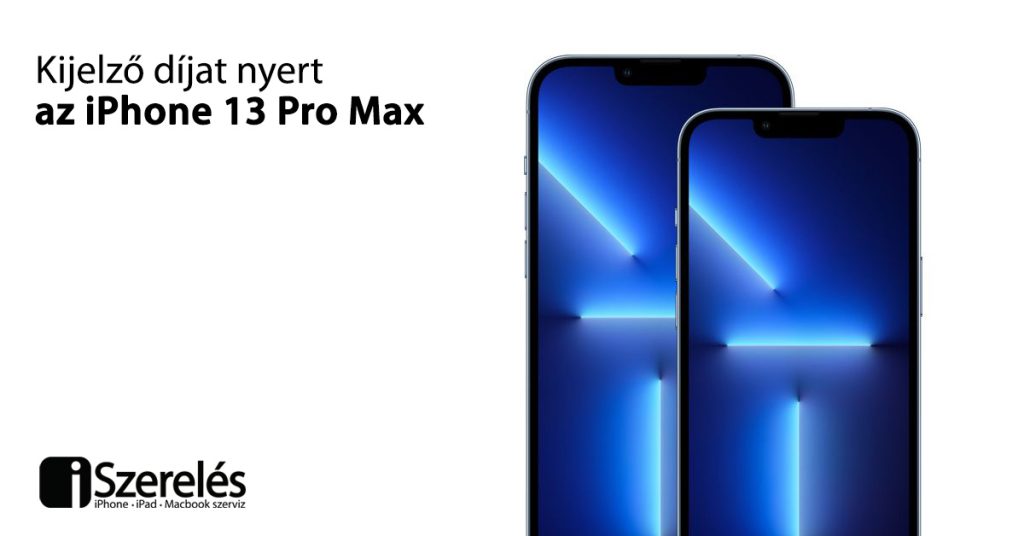 kijelző dijat nyert az iPhone