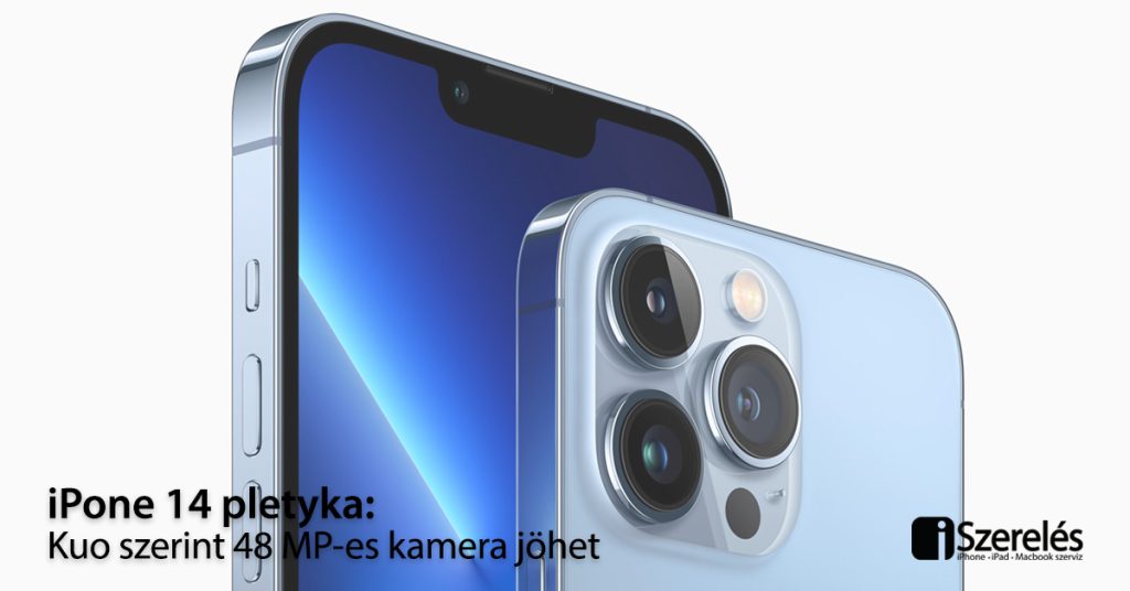 iPhone 14 pletyka új kamera