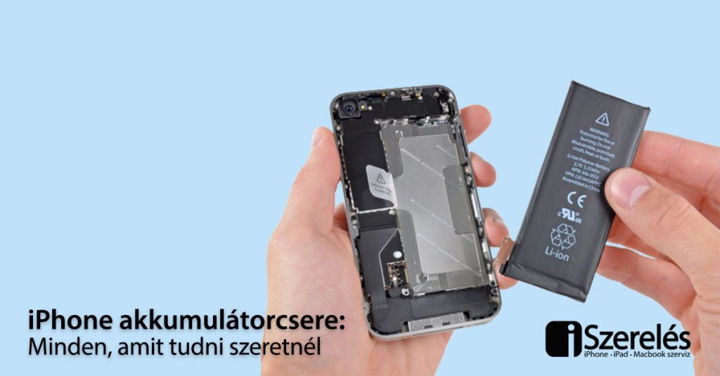 iPhone akkumulátorcsere