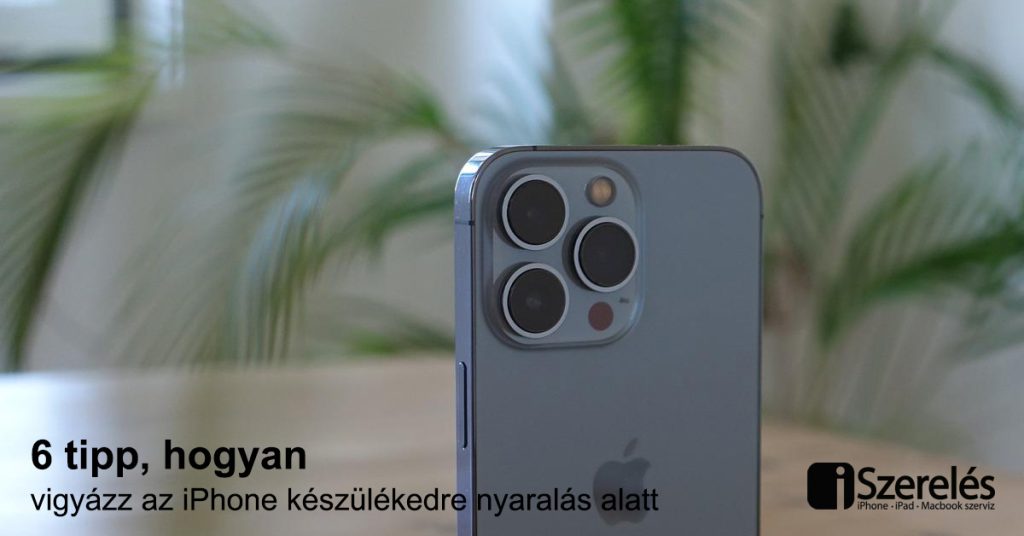 iPhone védelem nyáron