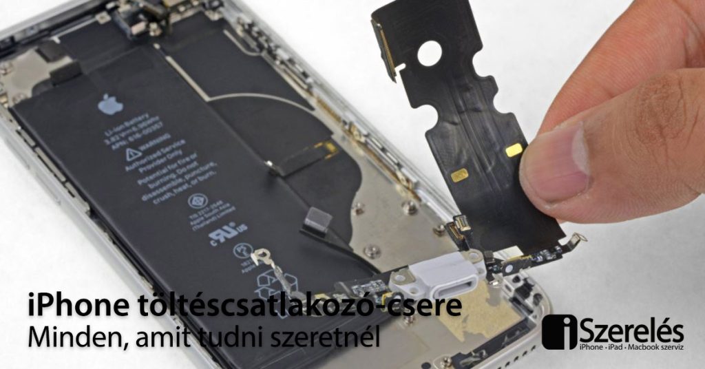 iPhone töltéscsatlakozó-csere