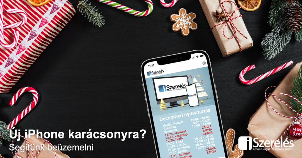új iPhone karácsonyra